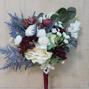 bouquet burgundy floral bridal bouquet white burgundy flower wedding bridal bouquet bridesmaids bouquet home decor boho flowers for lovers