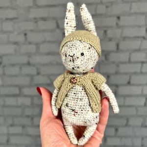 muñeca conejita amigurumi muñeca conejita muñeca amigurumi conejita confeccionada mini muñeca conejita de ganchillo muñeca amigurumi confeccionada en ropa muñeca suave