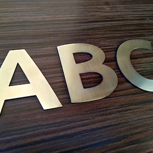 Letras de aço inoxidável Letras de metal Letras grandes de metal ou pequenas letras de metal Números de metal Números ou letras de metal