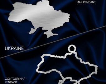 Сustom pendant, country, state, region or province of the world. stainless steel