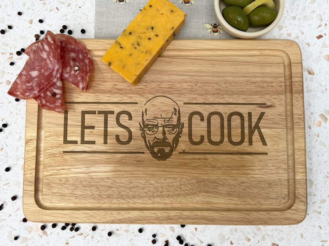 Breaking Bad Let's Cook Walter White Heisenberg Chopping Board Funny ...