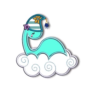 Dinosaur appliqué, dinosaur embroidery file,