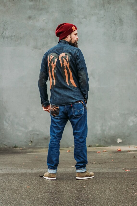firetrap denim shirt