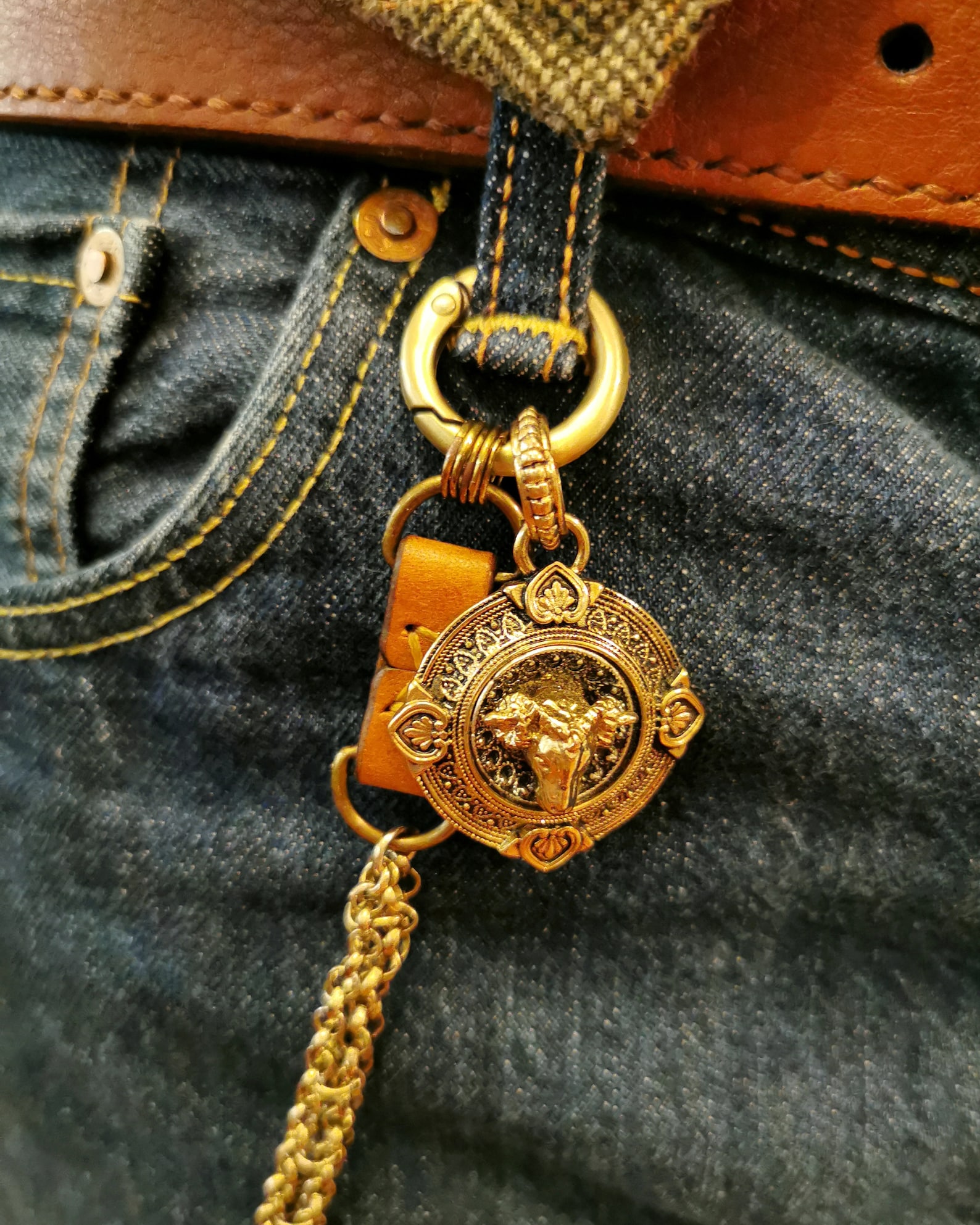 Handmade wallet chain 25 inch Unique only one made renewal Etsy