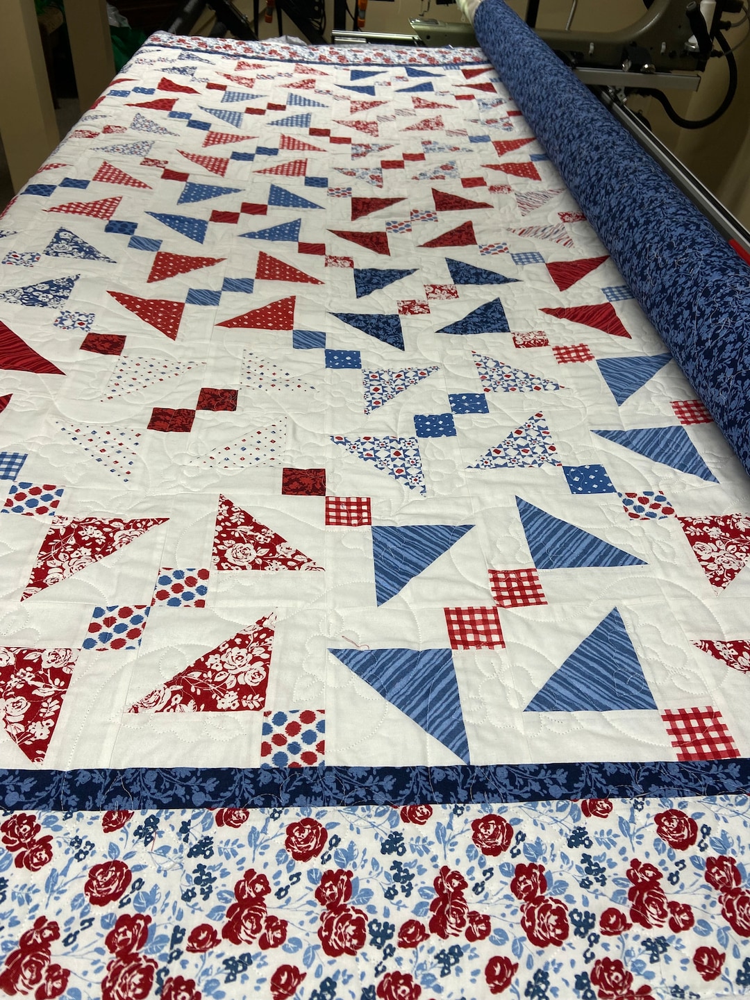 Sweet Summer Quilt, Twin Quilt, Handmade, Modern Quilt Etsy