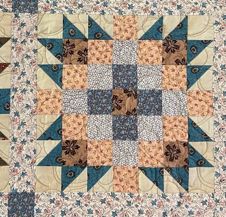 Quilt Traditional Quilt Handmade Quilt Patchwork Etsy