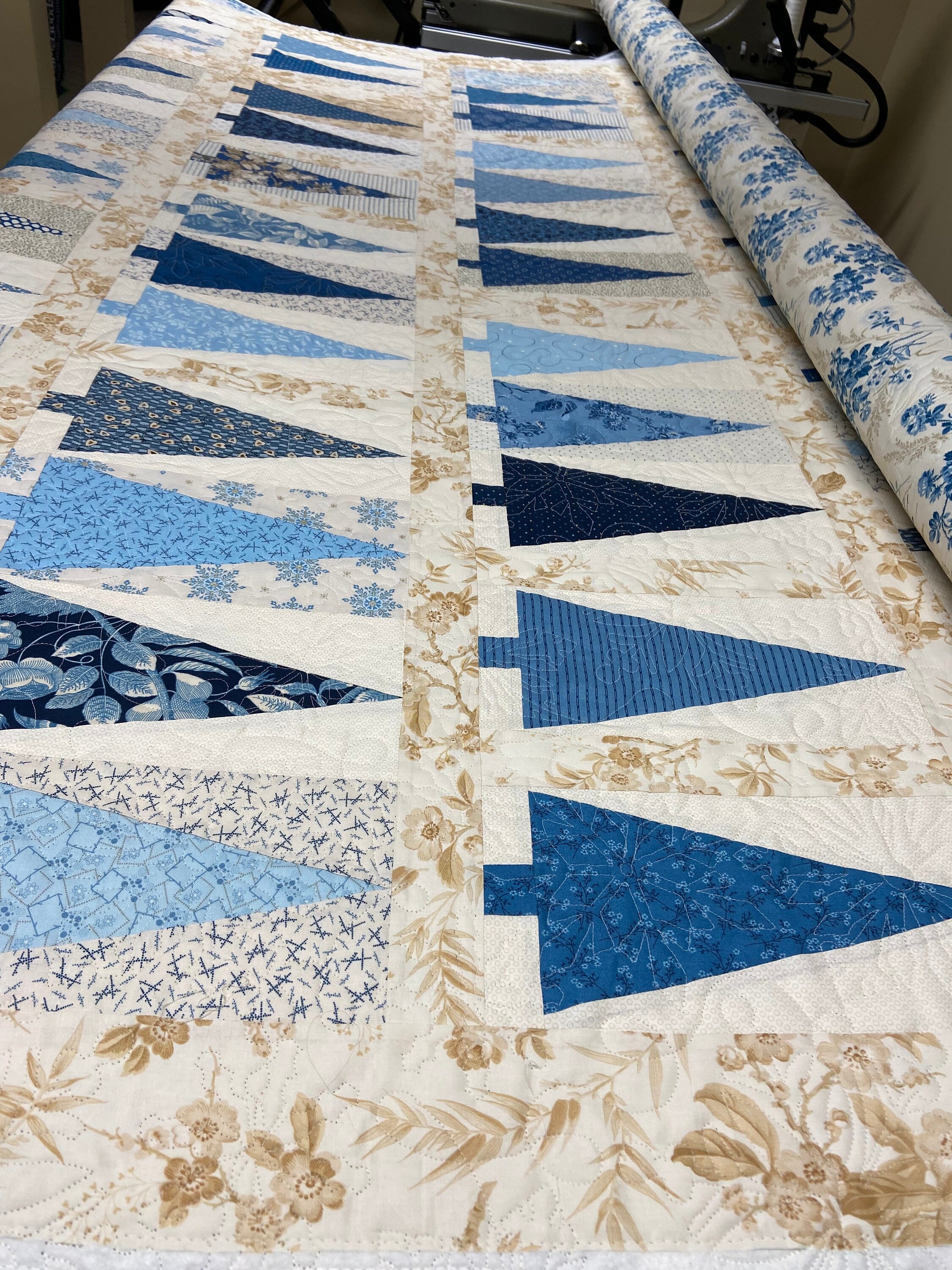 Pinehurst Quilt Handmade Quilt Edyta Sitar Winter Quilt Etsy