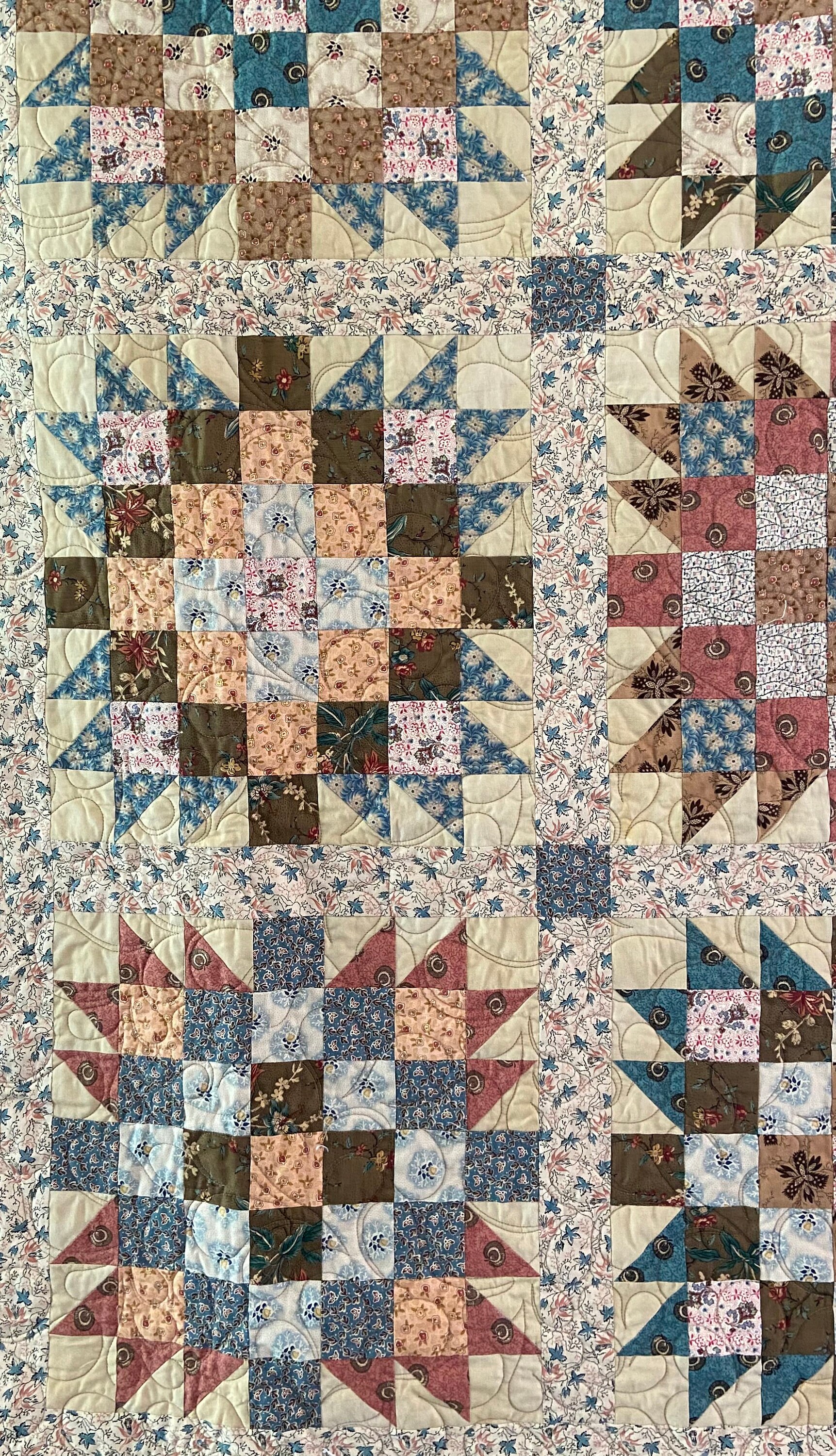 Quilt Traditional Quilt Handmade Quilt Patchwork Etsy