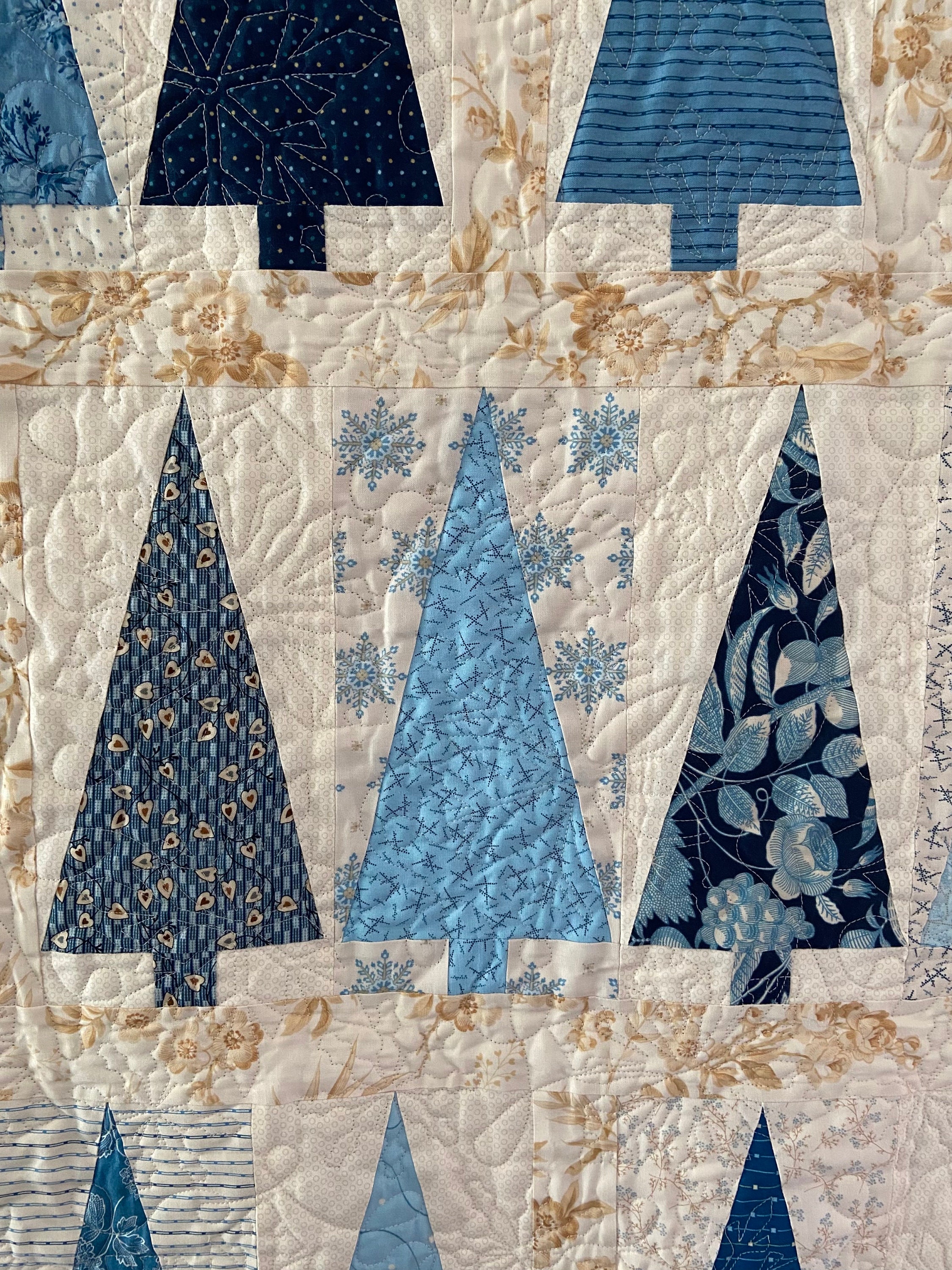 Pinehurst Quilt Handmade Quilt Edyta Sitar Winter Quilt Etsy