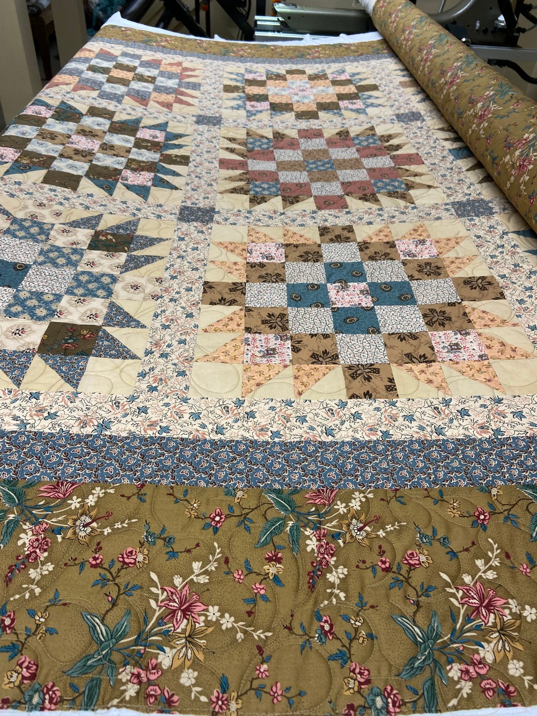 Quilt Traditional Quilt Handmade Quilt Patchwork Etsy