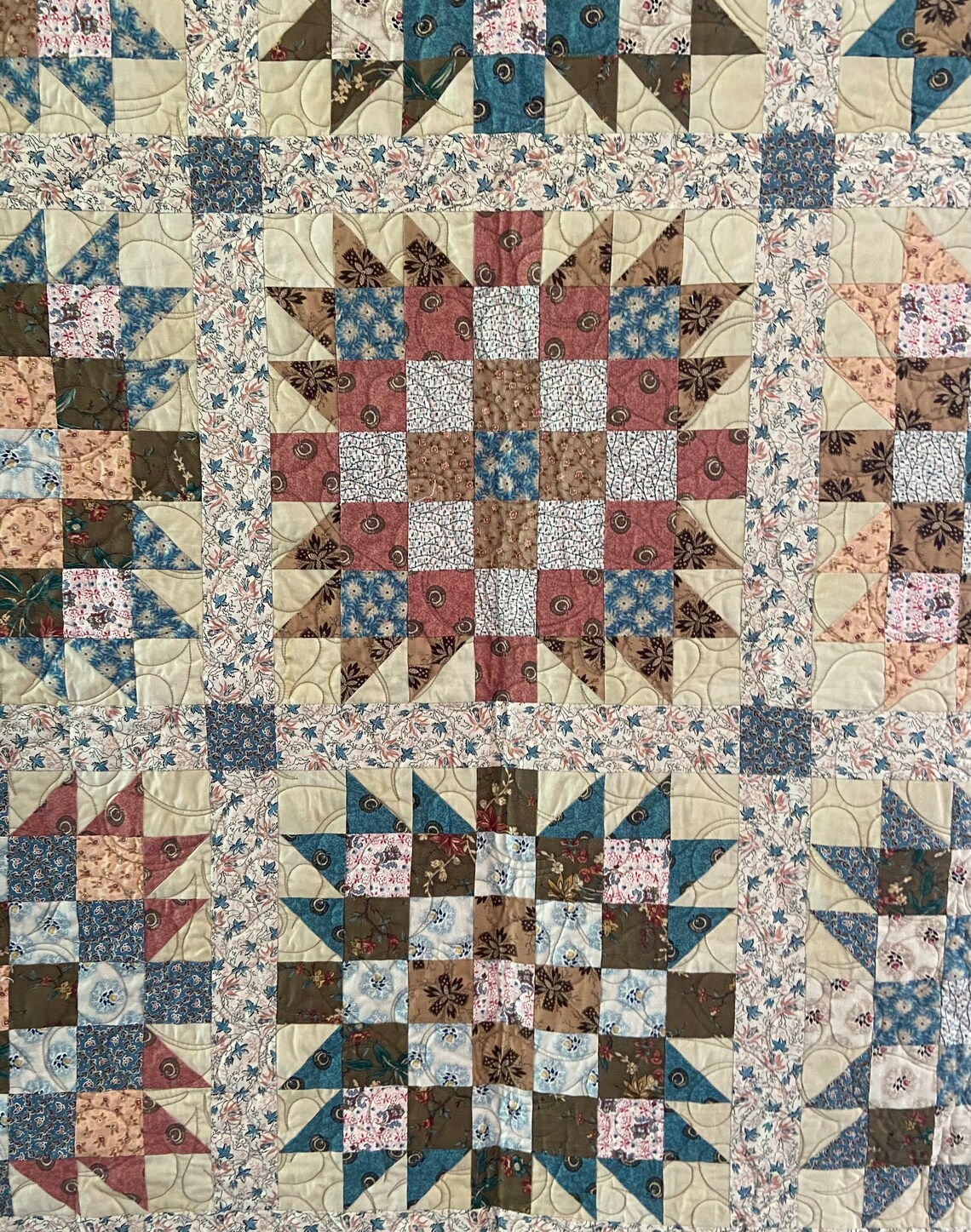 Quilt Traditional Quilt Handmade Quilt Patchwork Etsy