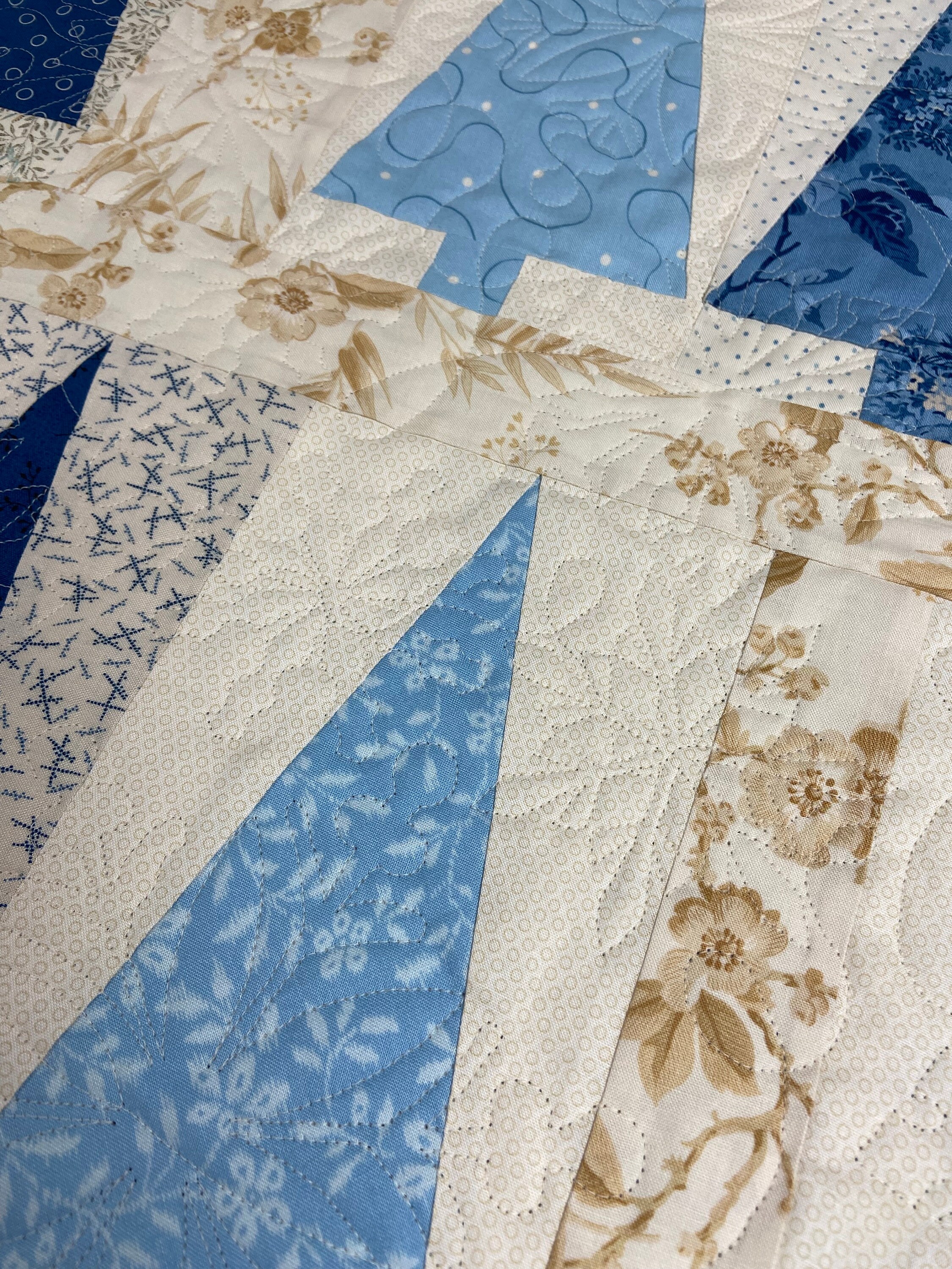 Pinehurst Quilt Handmade Quilt Edyta Sitar Winter Quilt Etsy