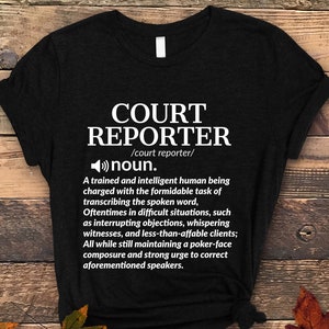 Chemise définition de sténographe judiciaire, chemise de sténographie, cadeau pour étudiant en sténo, T-shirt de sténographe judiciaire, chemise de sténographe judiciaire