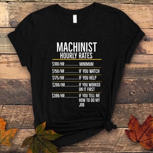 Cnc machinist shirt Etsy France