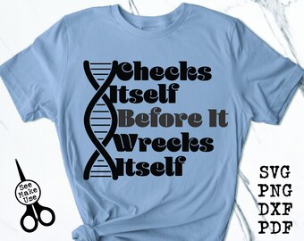 Drôle de chemise de professeur de biologie SVG|PNG| Fichier de découpe graphique de téléchargement numérique d’images clipart DXF|pdf