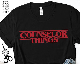 Counselor Things Funny Teacher shirt SVG|PNG|DXF|pdf clip art digital download graphic cut file