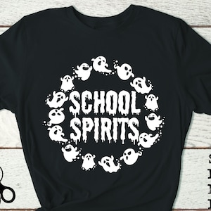Grappige School Halloween Leraar Shirt SVG|PNG| DXF|pdf clip art digitale download grafisch gesneden bestand