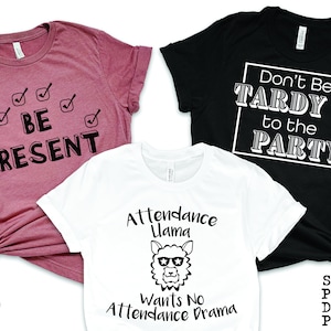 Attendance Shirt Bundle 1 SVG|PNG|DXF|pdf clip art digital download graphic cut file