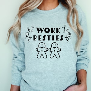 Work Bestie Christmas Shirt SVG|PNG|DXF|pdf clip art digital download graphic cut file| Teacher Shirt