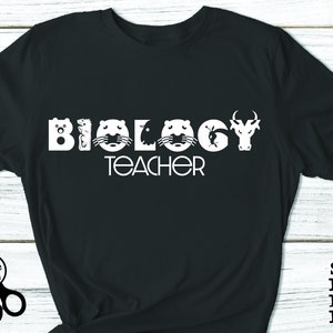 Biology Teacher Shirt SVG|PNG|DXF|pdf clip art digital download graphic cut file Critters