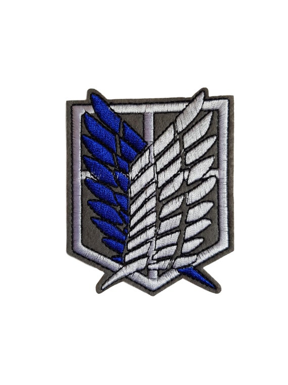 Attack On Titan Wings Of Freedom Logo Embroidered Iron On Patch