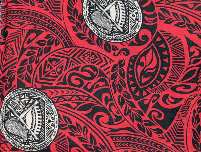 Polynesian Bark Cloth, 100% Cotton, High Quality Rich Colors -samoa ...