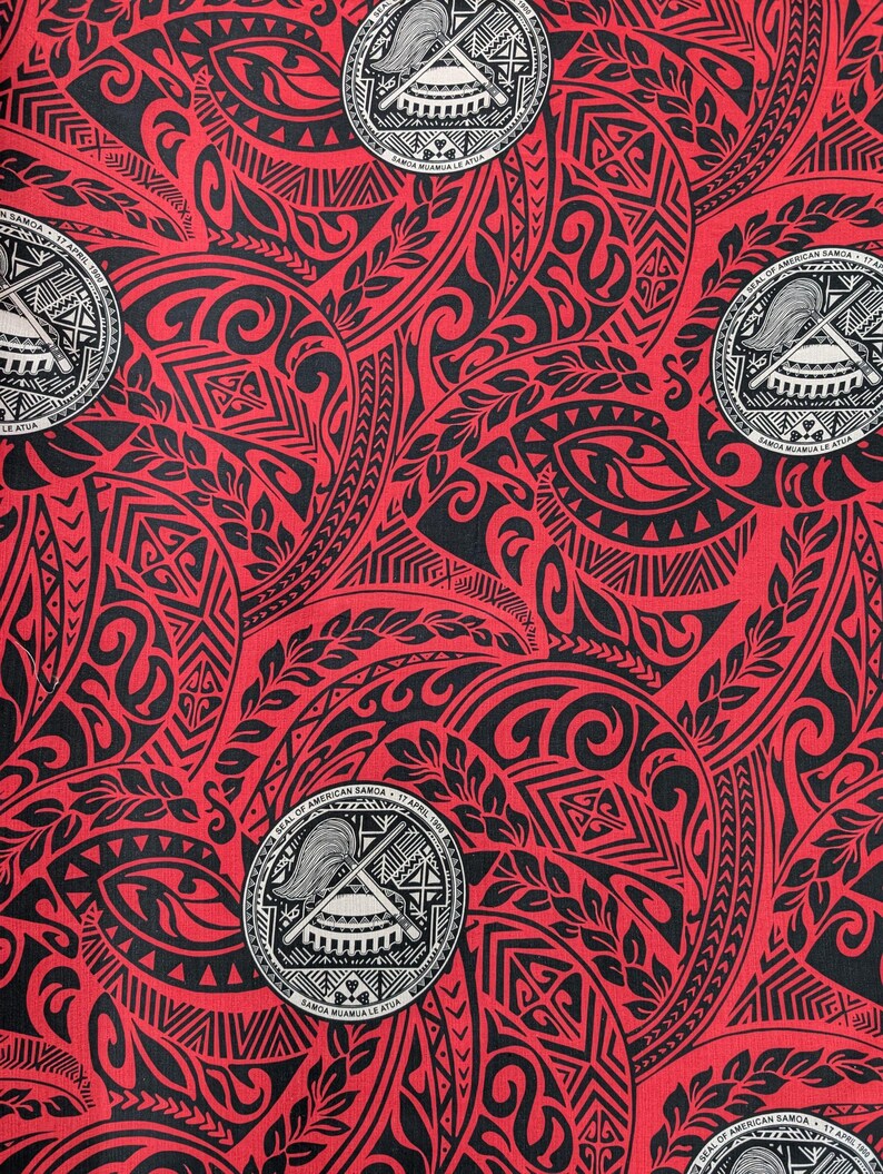 Polynesian Bark Cloth, 100% Cotton, High Quality Rich Colors -samoa ...