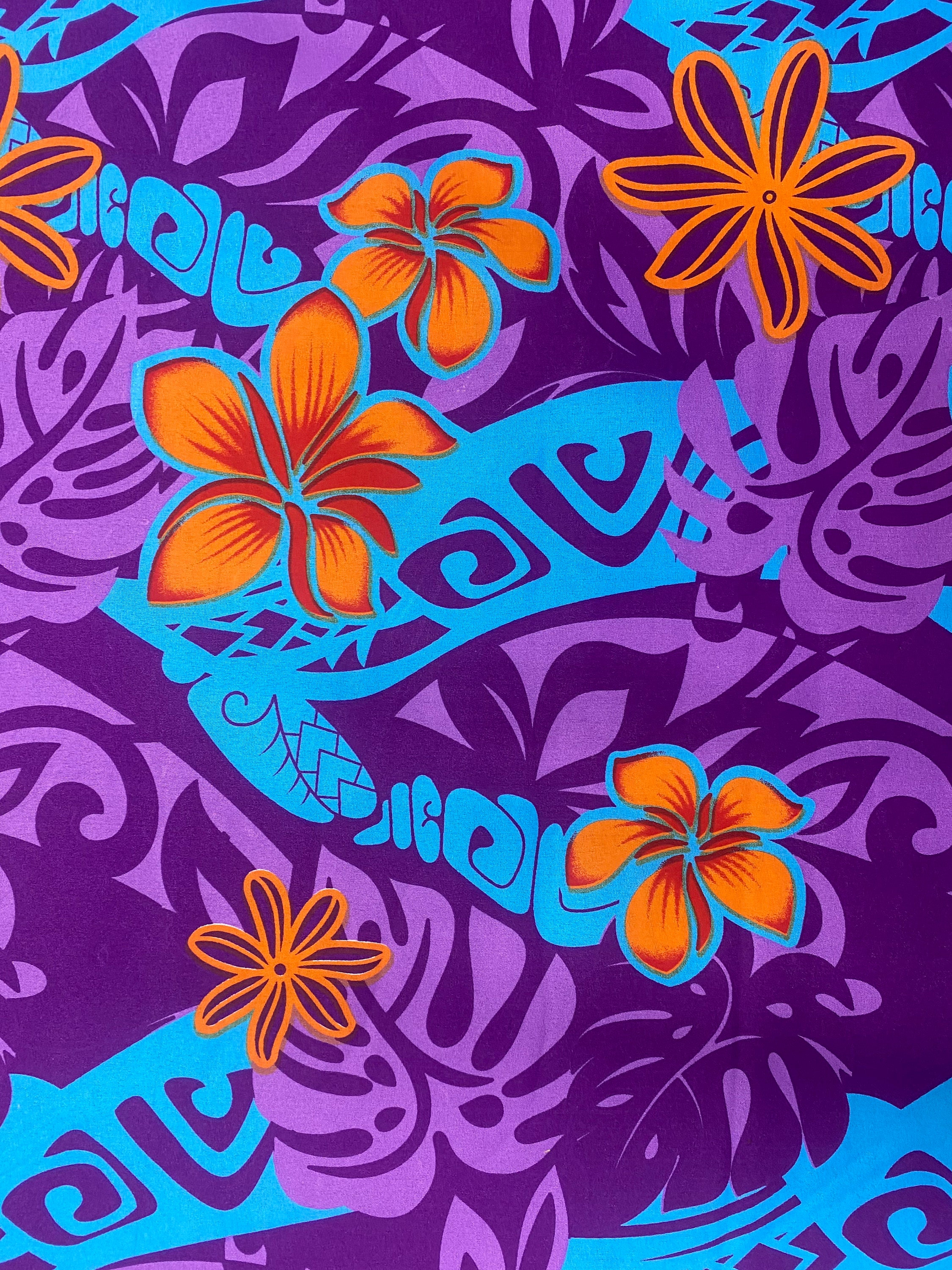 ラ*ー様 お安く!⭕️Custom hawaiian fabric◎Pivot◎ Roll, Bolt - Polynesian Elegance: 36