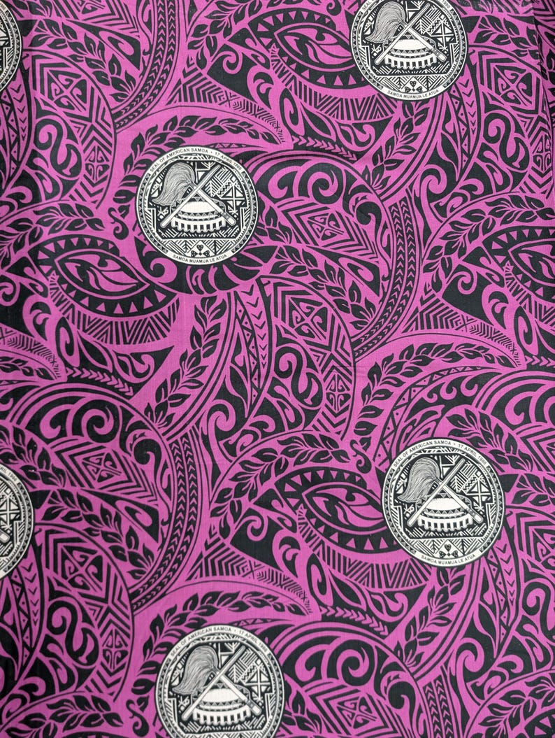 Polynesian Bark Cloth, 100% Cotton, High Quality Rich Colors -samoa ...