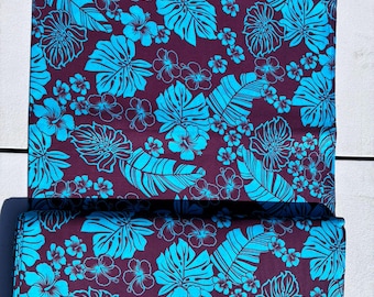 Floral Collection- Polynesian Elegance: 36" Polyester Fabric with Poly Cotton Feel – Exquisite Design - Vibrant Colors - Wholesale Price