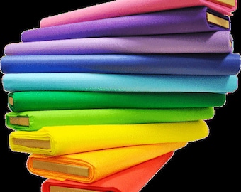 Poly Cotton/Broadcloth Fabric Solid Colors, Super High Quality 45" Wide, Made in Thailand, Sold By The Yard, Use For Any Purpose!
