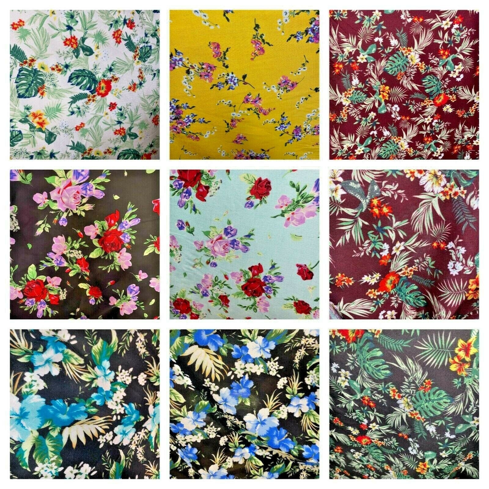 Wholesale Fabric: Tropical Leaf Print Jersey Knit » Fabric Merchants  Wholesale Fabric