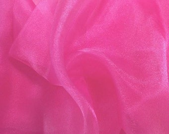 Sparkle Organza Fabric, Solid Fabric, Sheer, Backdrop, Costume, Lining, Décor, Apparel & Fashion Fabric Sold By The Yard, Wholesale Price