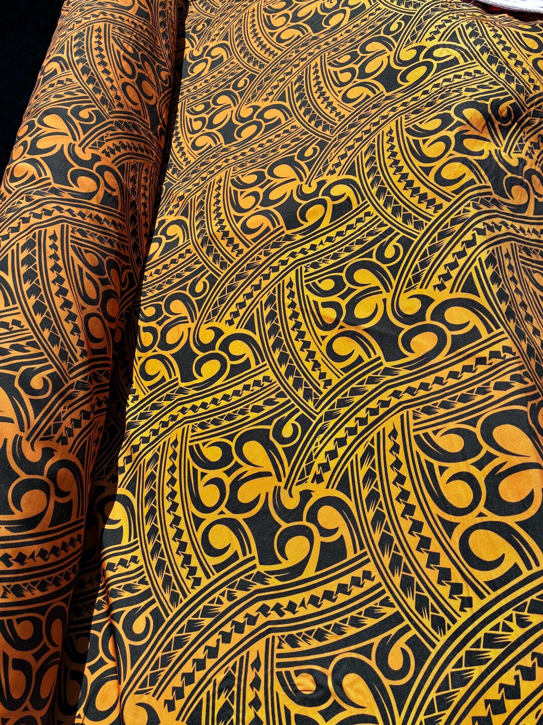 Island Fabric - Polynesian Tribal Fabric – 100% Polyester Minimatt ...