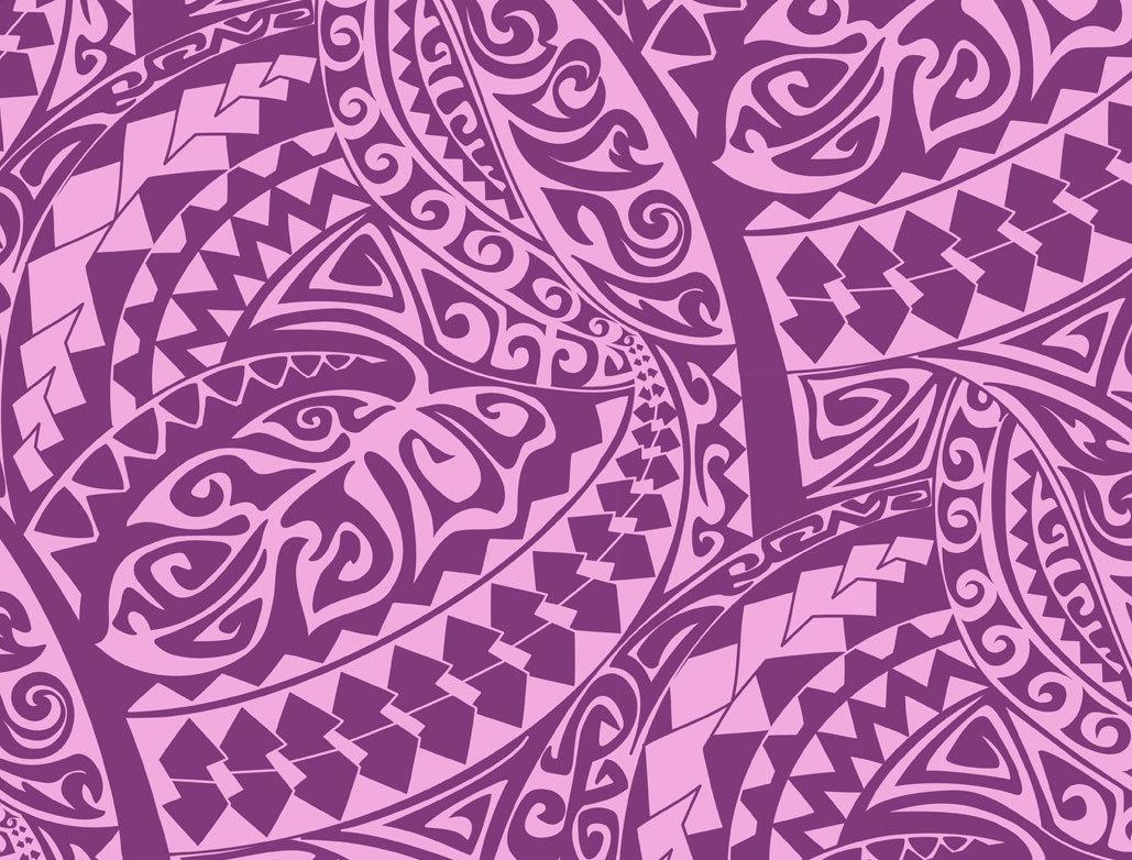 Tim　　　TRIBAL FABRICS Polynesian Tribal Fabric – Pink and Magenta 100% Cotton, 44” Wide