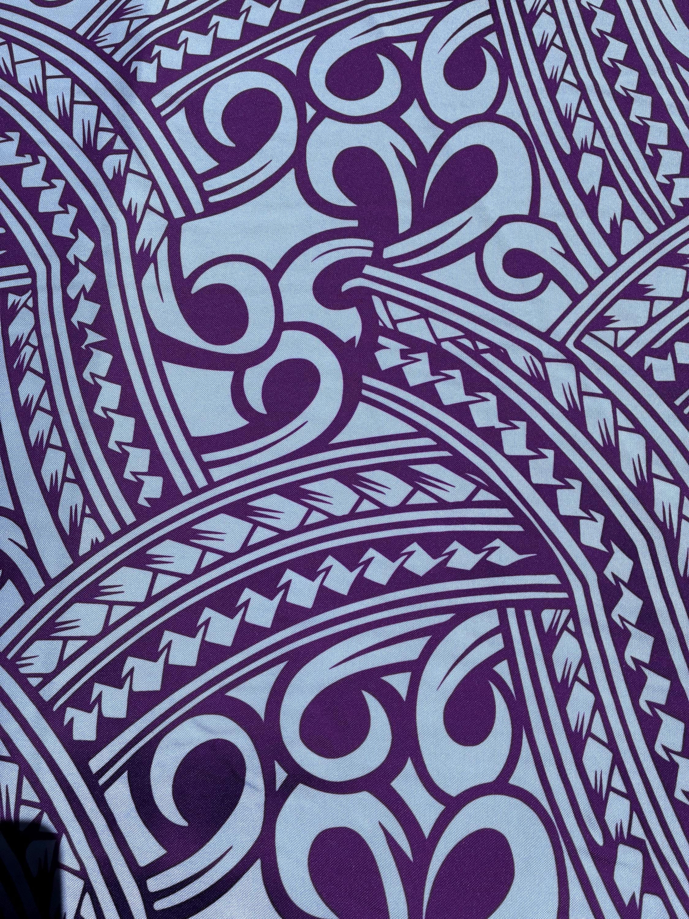 Tim　　　TRIBAL FABRICS Island Fabric - Polynesian Tribal Fabric – 100% Polyester Minimatt