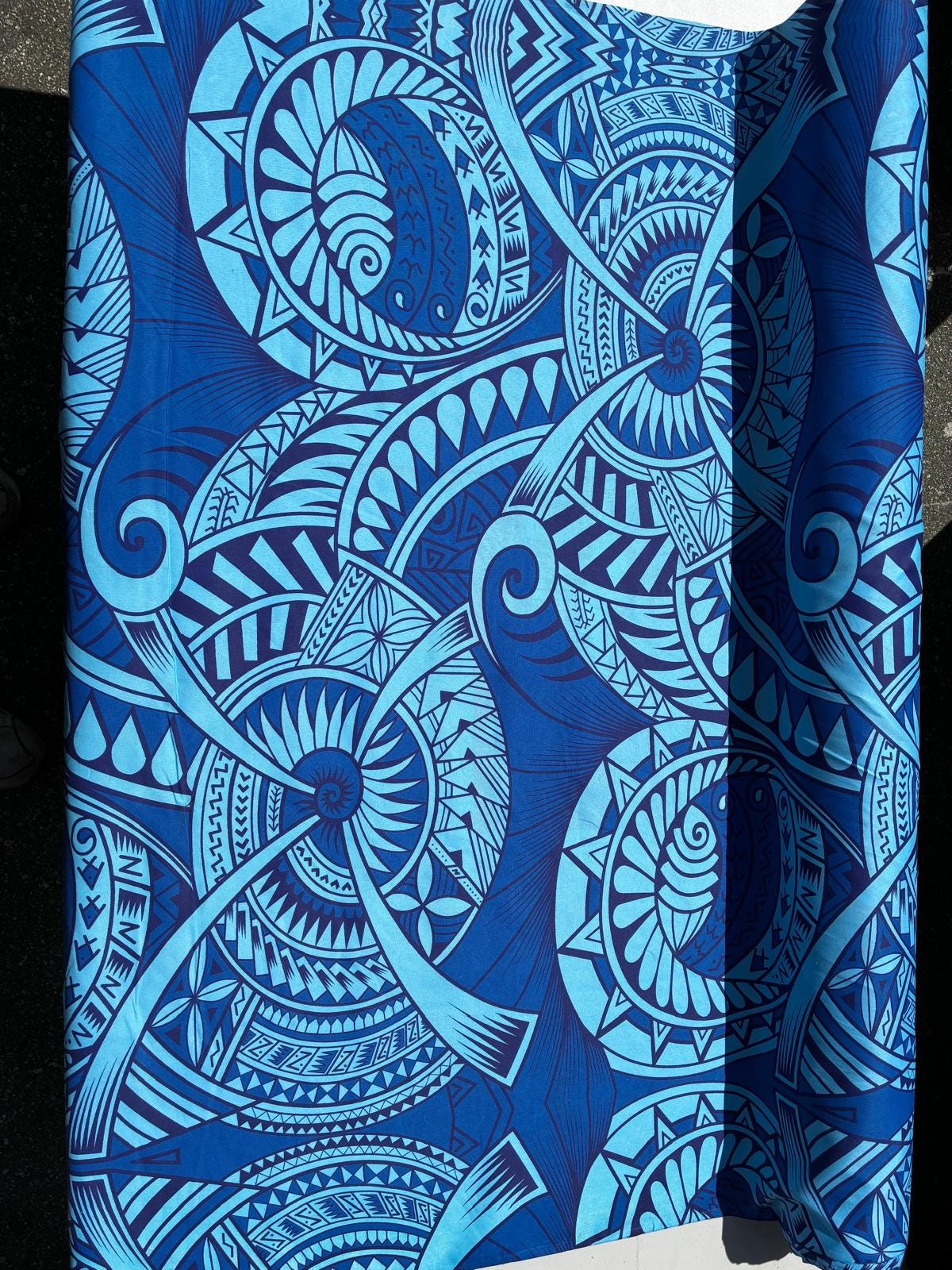 Polynesian Tribal Fabric – 45” Wide | Lightweight Soft Poly Cotton