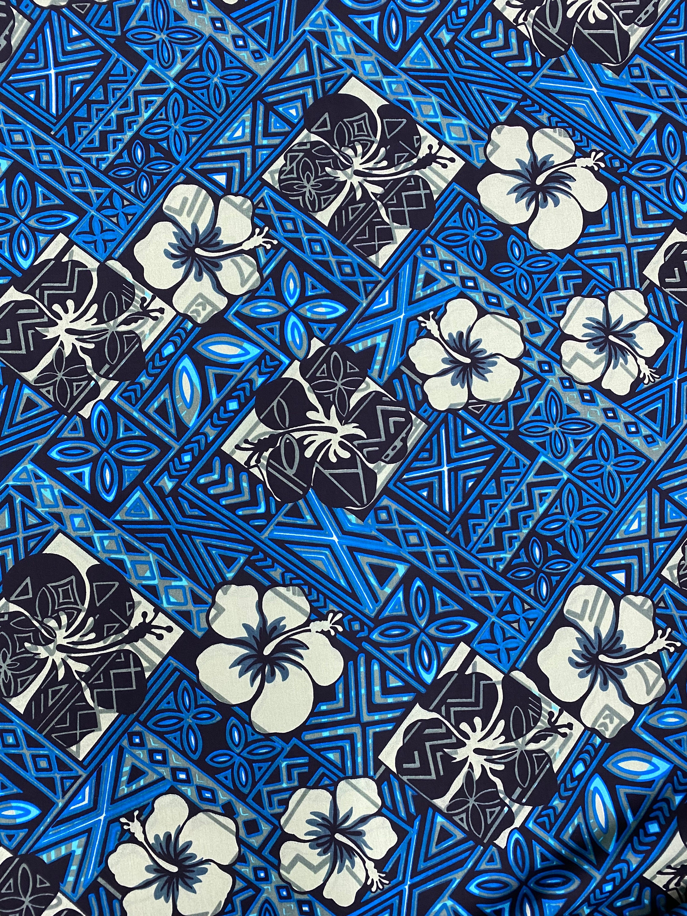 GTEX Collection - Polynesian Fabric -tapa Fabric, Block Print