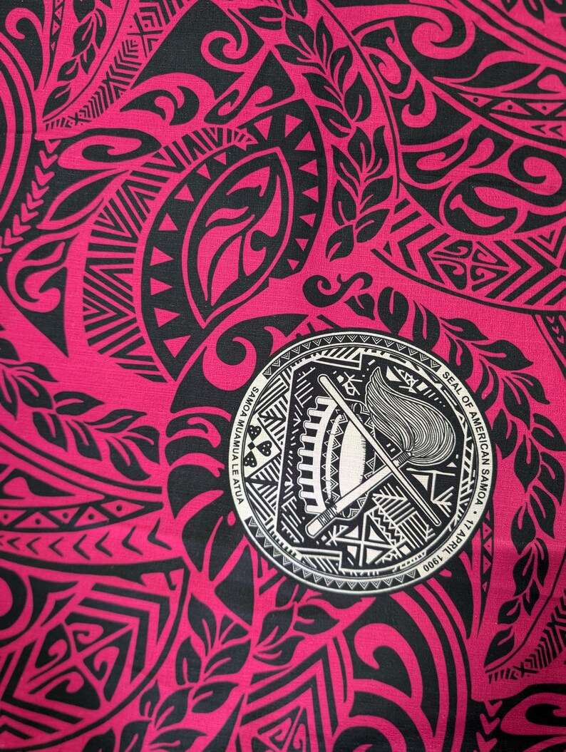 Polynesian Bark Cloth, 100% Cotton, High Quality Rich Colors -samoa ...