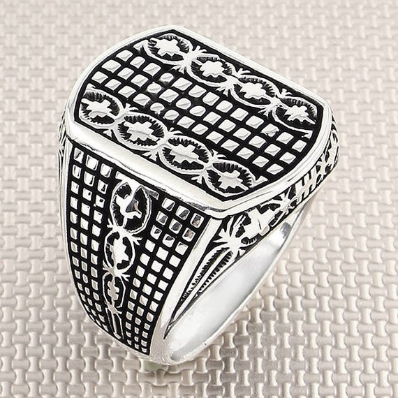 Custom Fashionable Men's ring/gift for him/Cute dainty ring for men/Pur -  Afrikrea