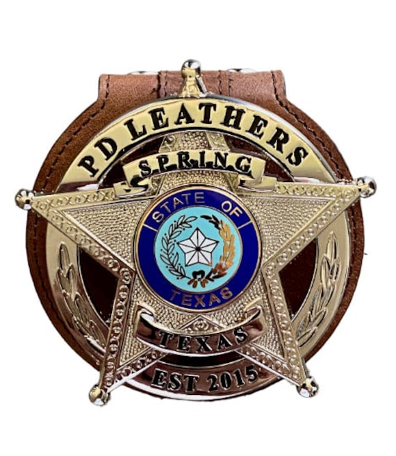 Police badge cheap belt clip