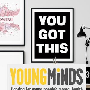 YOU GOT THIS Print, Benefits Charity, Digital Download, Gift, Home Print, motivational, Art, funny, boys room, girls room