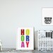HOORAY PRINT Digital Download Nursery Print Wedding Gift - Etsy