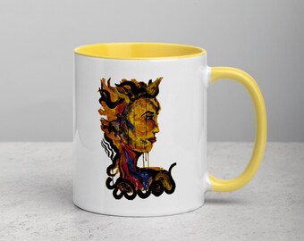 Girl On Fore - Mok met kleur binnen