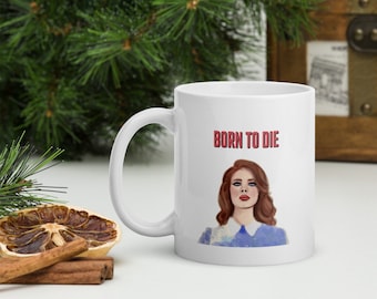 Lana Del Rey (Born To Die) - Koffie-/theemok - Vriendin-vriendje cadeau, Valentijnsdag, romantisch verjaardagscadeau, kerstcadeau.