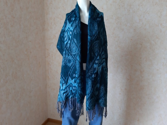 Cashmere scarf vintage. Scarves for women. Unisex