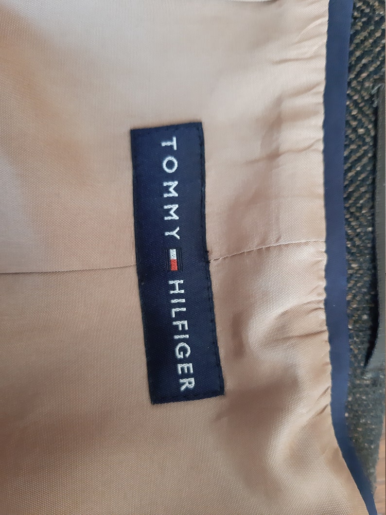 Vintage Tommy Hilfiger Wool Blazer Retro Jacket Men/'s Blazers Brown Coat Size EU 46 L Vintage Dandy Elegant wool blazer Button blazer