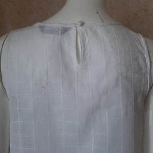 Vintage shirt 1990s Ladies White Fabric T-shirt Blouse M SIZE 6 US, Vintage top, Country Blouse, Vintage women's blouse image 6