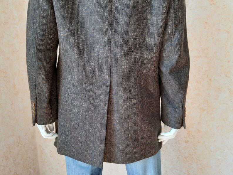 Vintage Tommy Hilfiger Wool Blazer Retro Jacket Men/'s Blazers Brown Coat Size EU 46 L Vintage Dandy Elegant wool blazer Button blazer