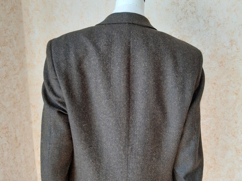 Vintage Tommy Hilfiger Wool Blazer Retro Jacket Men/'s Blazers Brown Coat Size EU 46 L Vintage Dandy Elegant wool blazer Button blazer